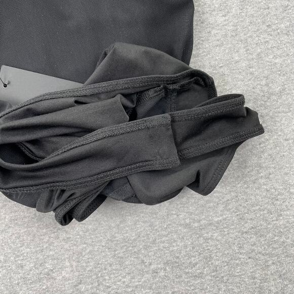 Lulus Mesh Bustier Bodysuit Top Sz S Black Sleeveless Tank Semi-Sheer Going Out - Picture 9 of 9